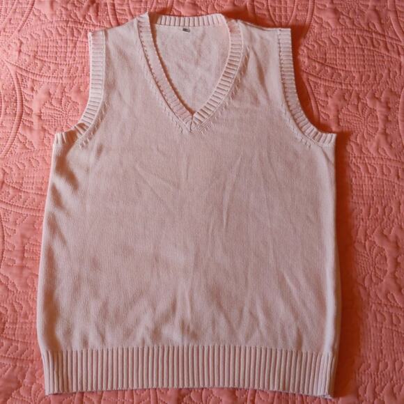 Light Pink Sweater Vest Size XXL - Picture 1 of 8